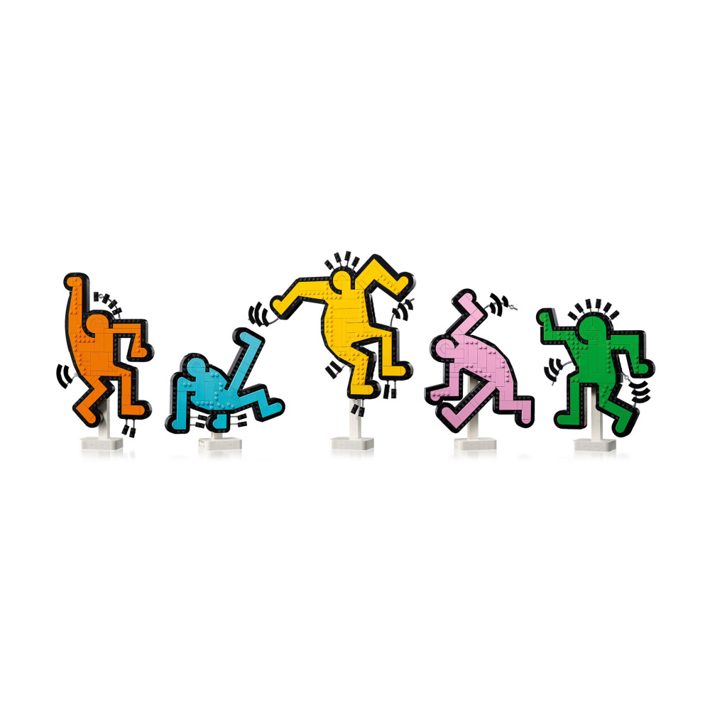 Produktbild för LEGO Art 31216 - Keith Haring - Dancing Figures - byggsats
