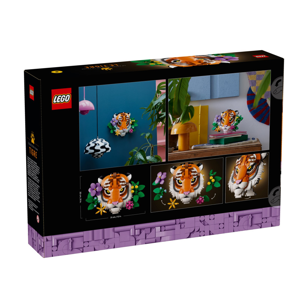 Produktbild för LEGO Art The Fauna Collection - Tigern - byggsats
