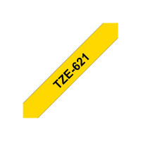 Produktbild för Brother TZe-621 - bandlaminat - 1 kassett(er) - Rulle (0,9 cm x 8 m)