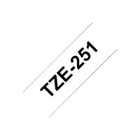 Produktbild för Brother TZe-251 - bandlaminat - 1 kassett(er) - Rulle ( 2,4 cm x 8 m)