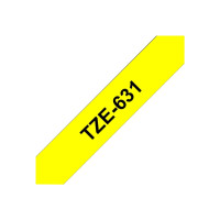 Produktbild för Brother TZe-631 - bandlaminat - 1 kassett(er) - Rulle (1,2 cm x 8 m)