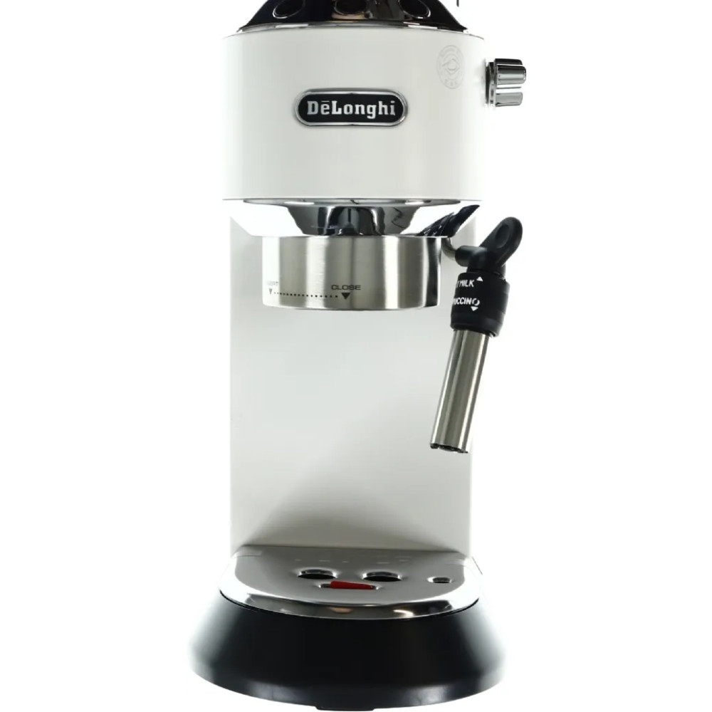 Produktbild för De'Longhi DEDICA EC 685.W - kaffemaskin med mjölkskummare - 15 bar - vit