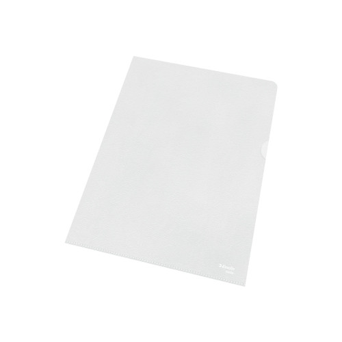 ESSELTE Esselte Standard Plus - L-formad mapp - för A4 - kapacitet: 40 ark - transparent
