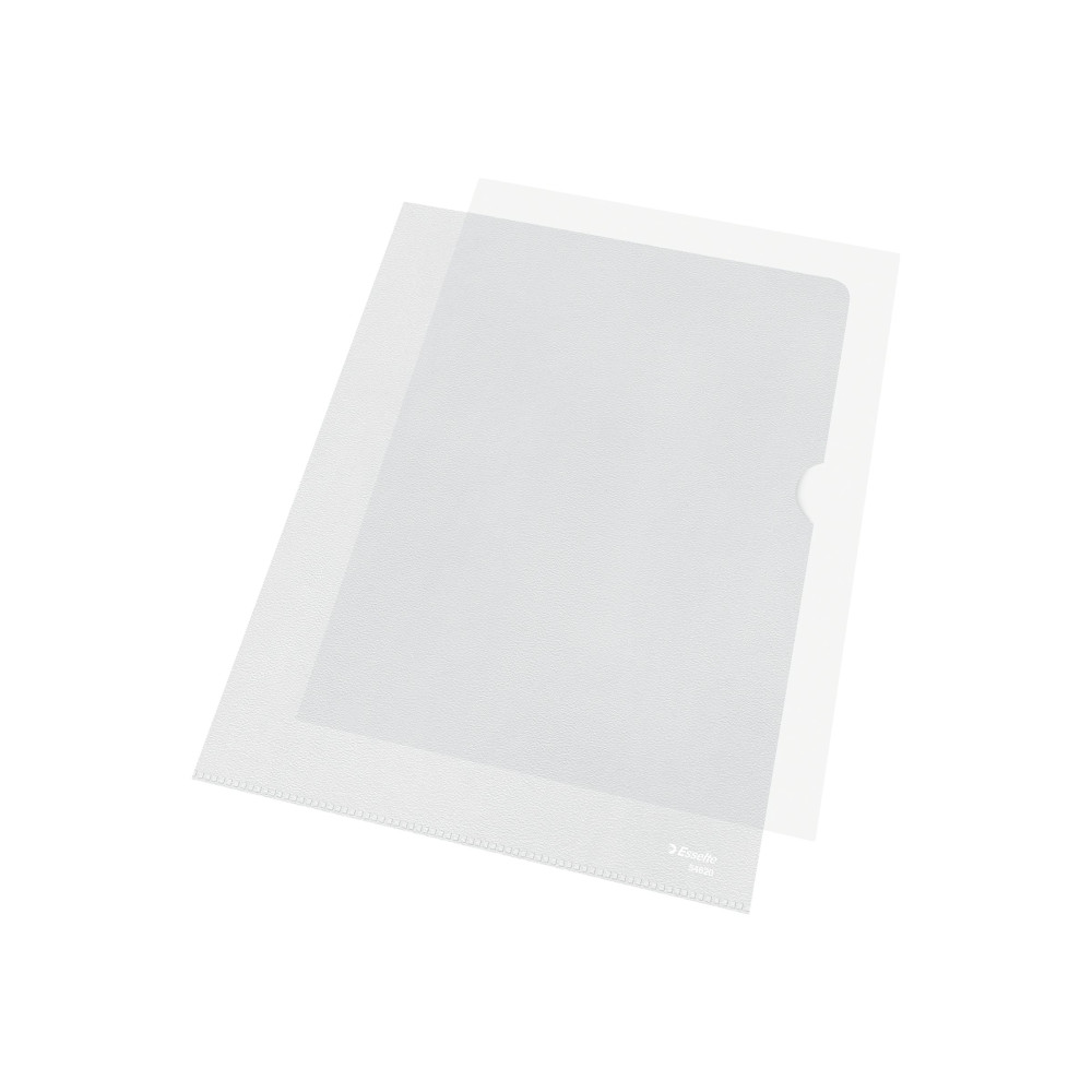 Produktbild för Esselte Standard Plus - L-formad mapp - för A4 - kapacitet: 40 ark - transparent