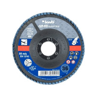 Produktbild för kwb CUT-FIX, Slipskiva, Metall, 2,2 cm, 11,5 cm, Svart, Blå,...