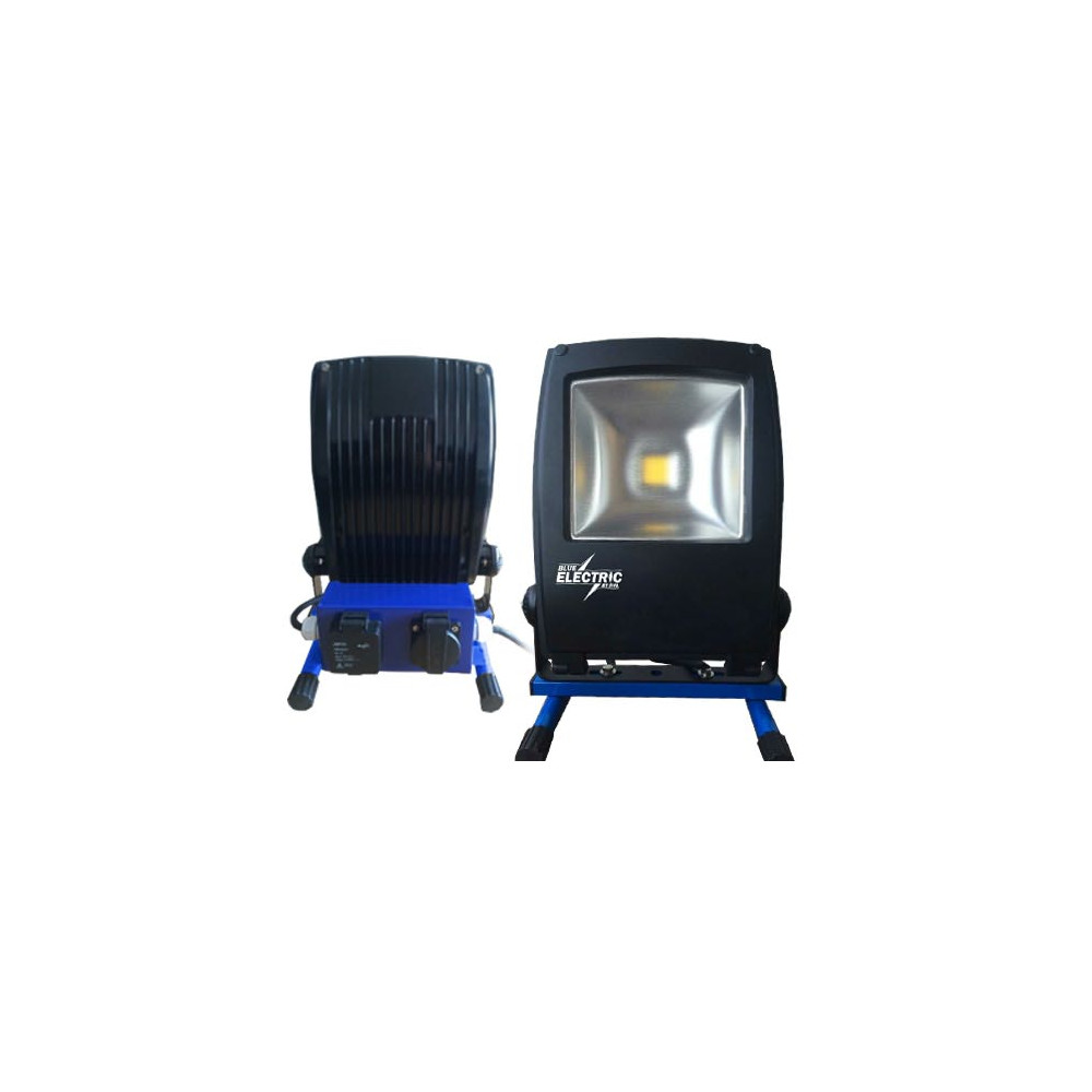 Produktbild för BLUE ELECTRIC +Plus-Line LED 20W arbetslampa med uttag