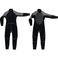 Produktbild för CS Aqua Wetsuit Unisex Neopren Black