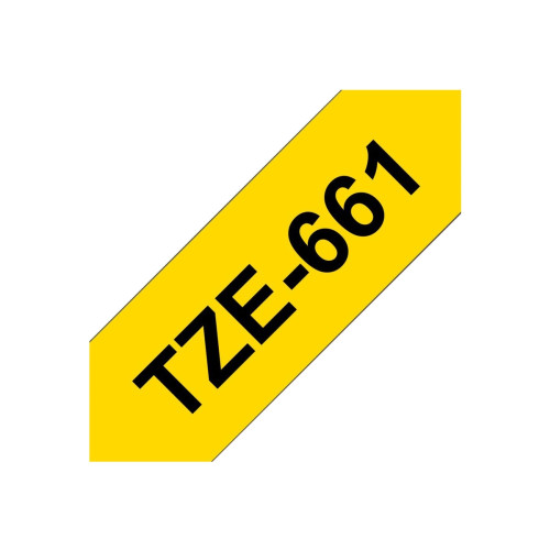 Brother Brother TZe-661 - bandlaminat - 1 kassett(er) - Rulle 3,6 cm x 8 m)