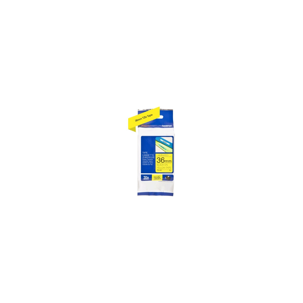 Produktbild för Brother TZe-661 - bandlaminat - 1 kassett(er) - Rulle 3,6 cm x 8 m)