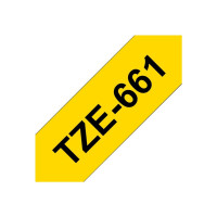 Produktbild för Brother TZe-661 - bandlaminat - 1 kassett(er) - Rulle 3,6 cm x 8 m)