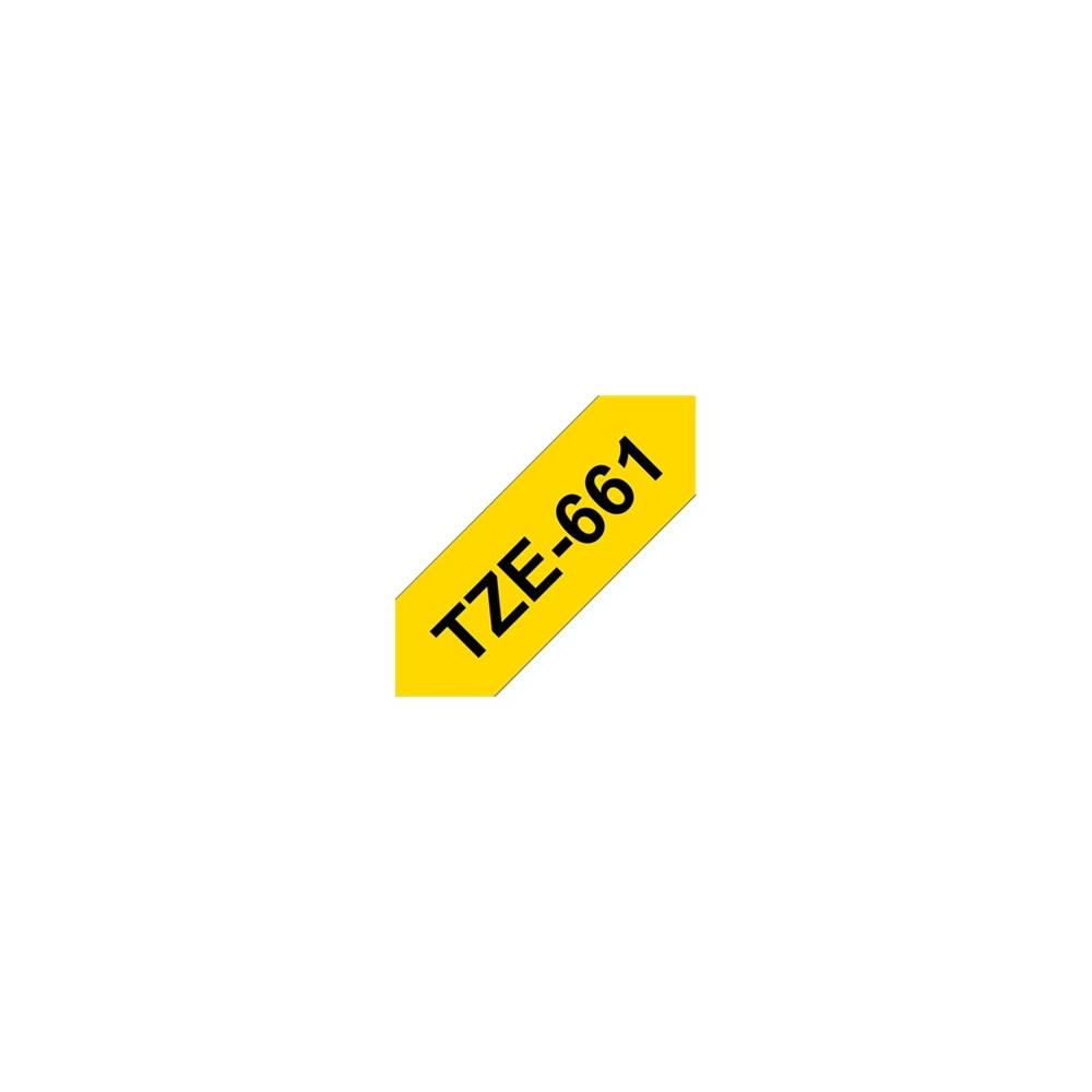 Produktbild för Brother TZe-661 - bandlaminat - 1 kassett(er) - Rulle 3,6 cm x 8 m)
