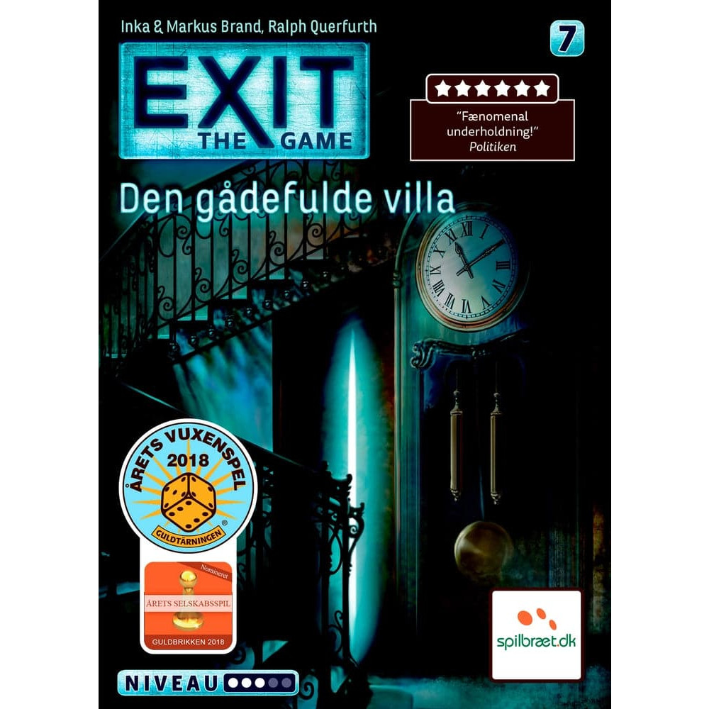 Produktbild för Lautapelit - EXIT: Den gådefulde villa (DK)