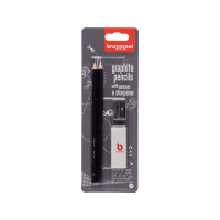 Produktbild för BRUYNZEEL SAKURA grafitpennset | 2 HB grafitpennor + vässare...