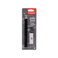 Produktbild för BRUYNZEEL SAKURA grafitpennset | 2 HB grafitpennor + vässare...
