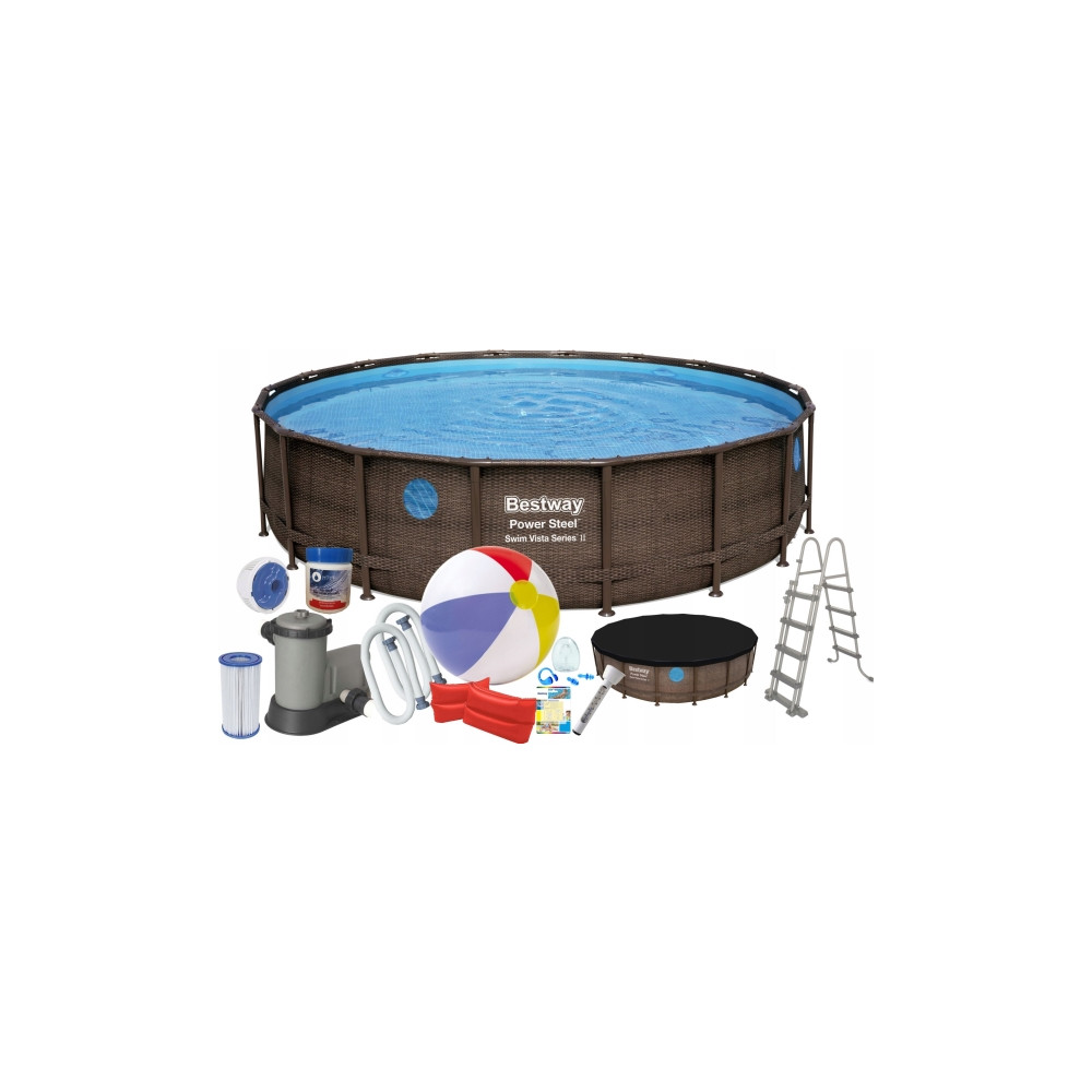 Produktbild för Bestway Power Steel™ Swim Vista Series™ Pool Set