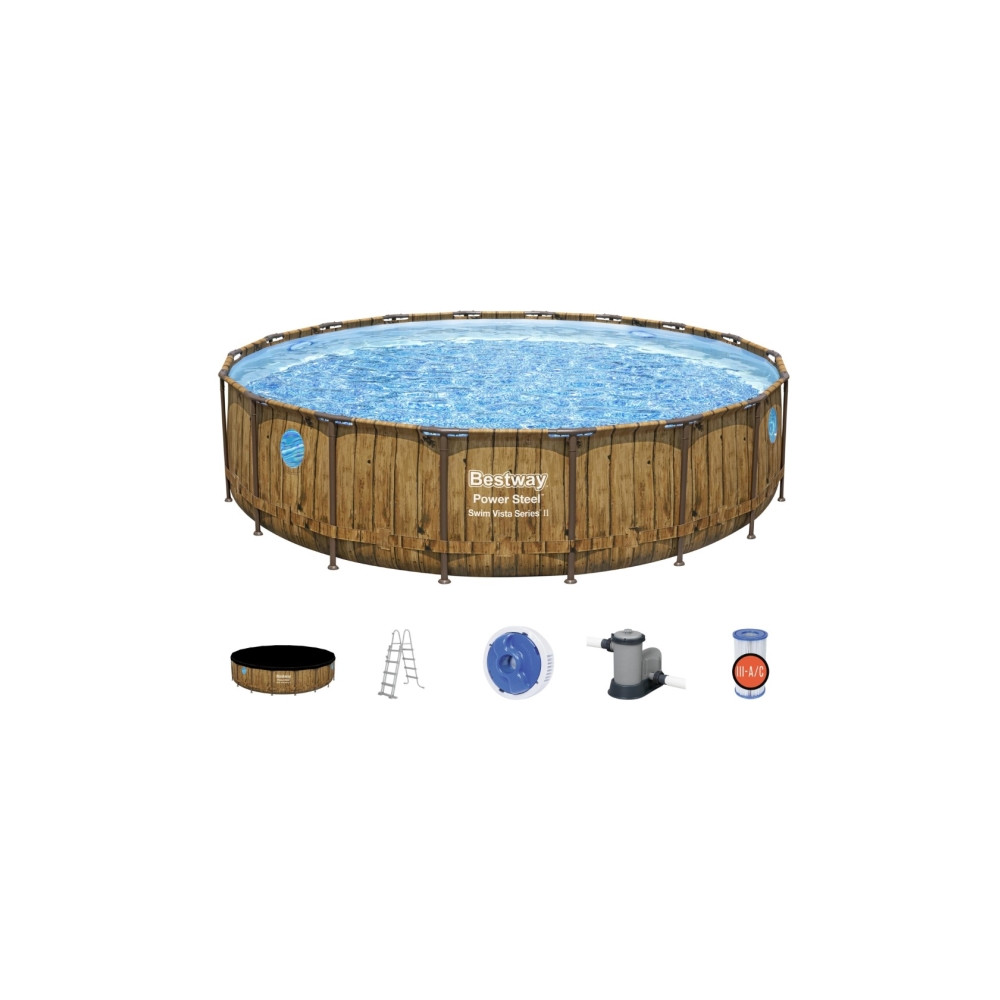 Produktbild för Bestway Power Steel™ Swim Vista Series™ Pool Set