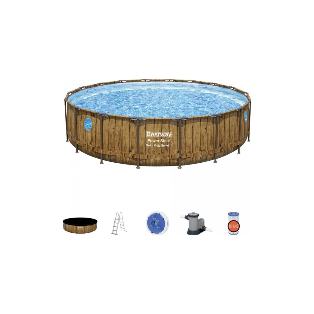 Produktbild för Bestway Power Steel™ Swim Vista Series™ Pool Set