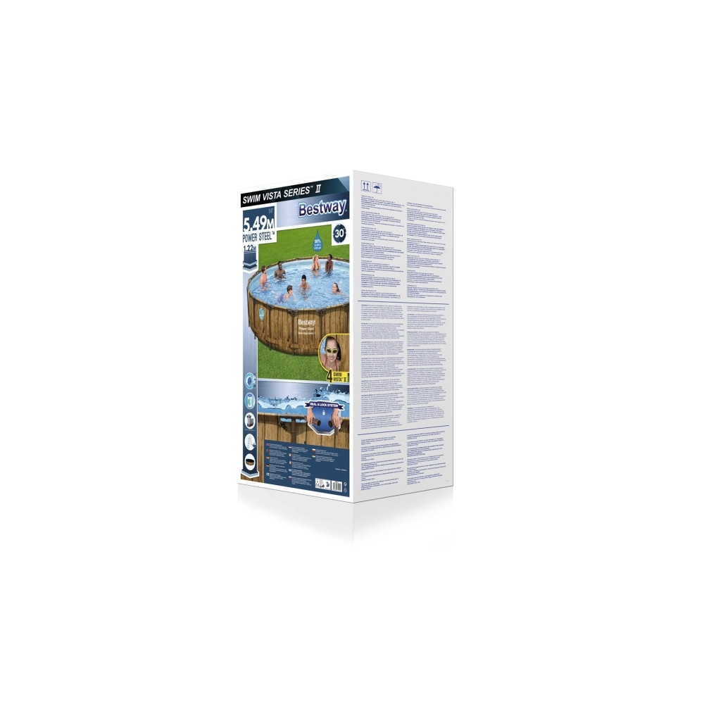 Produktbild för Bestway Power Steel™ Swim Vista Series™ Pool Set