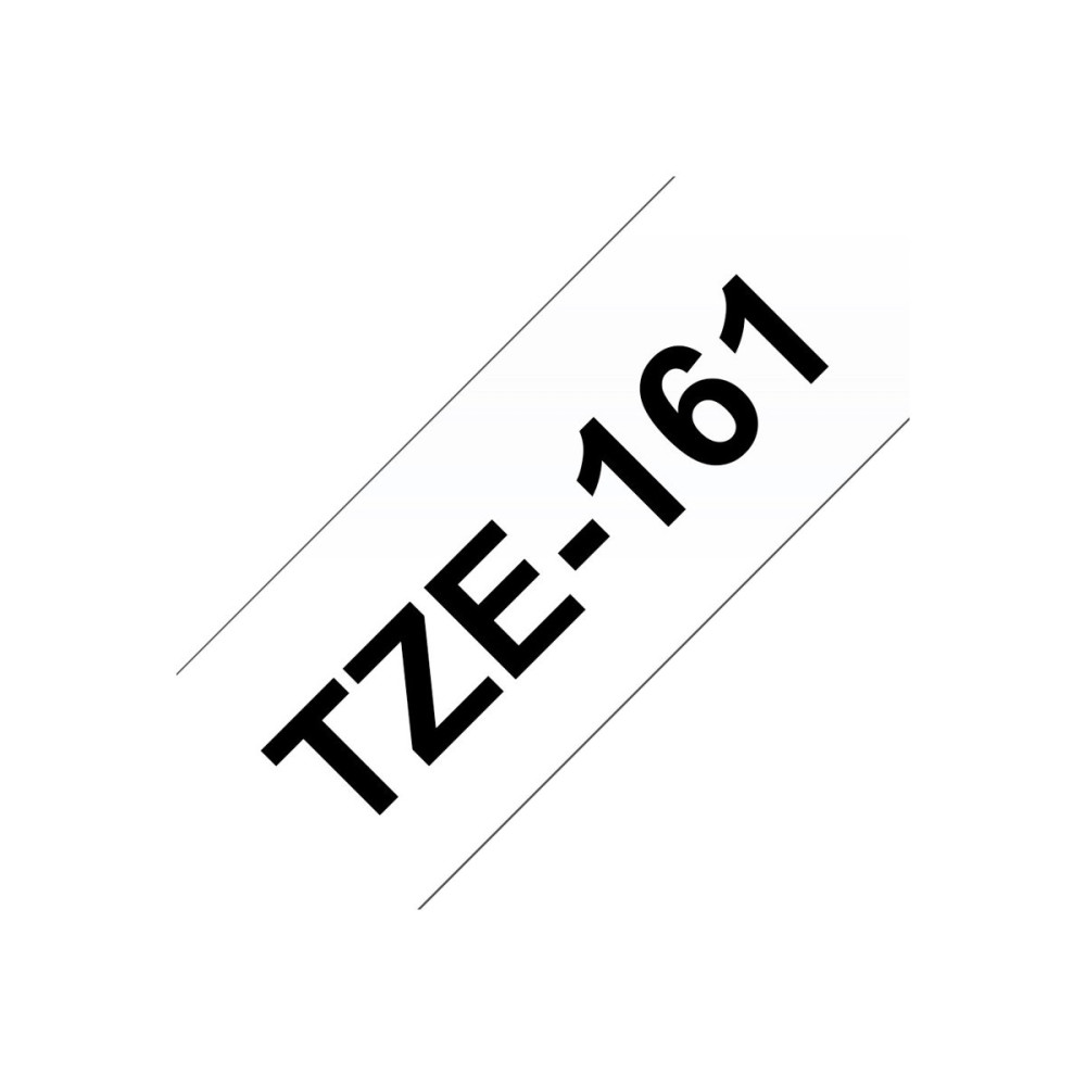 Produktbild för Brother TZe-161 - bandlaminat - 1 kassett(er) - Rulle (3,56 cm x 8 m)