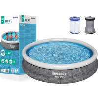 Produktbild för Bestway® Fast Set™ Round Inflatable Pool Set 3.66 m x 76 cm...