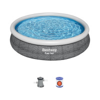 Produktbild för Bestway® Fast Set™ Round Inflatable Pool Set 3.66 m x 76 cm...