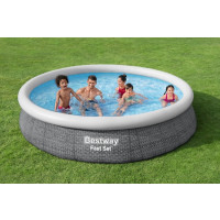 Produktbild för Bestway® Fast Set™ Round Inflatable Pool Set 3.66 m x 76 cm...