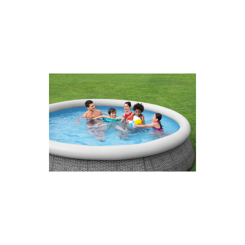 Produktbild för Bestway® Fast Set™ Round Inflatable Pool Set 3.66 m x 76 cm...