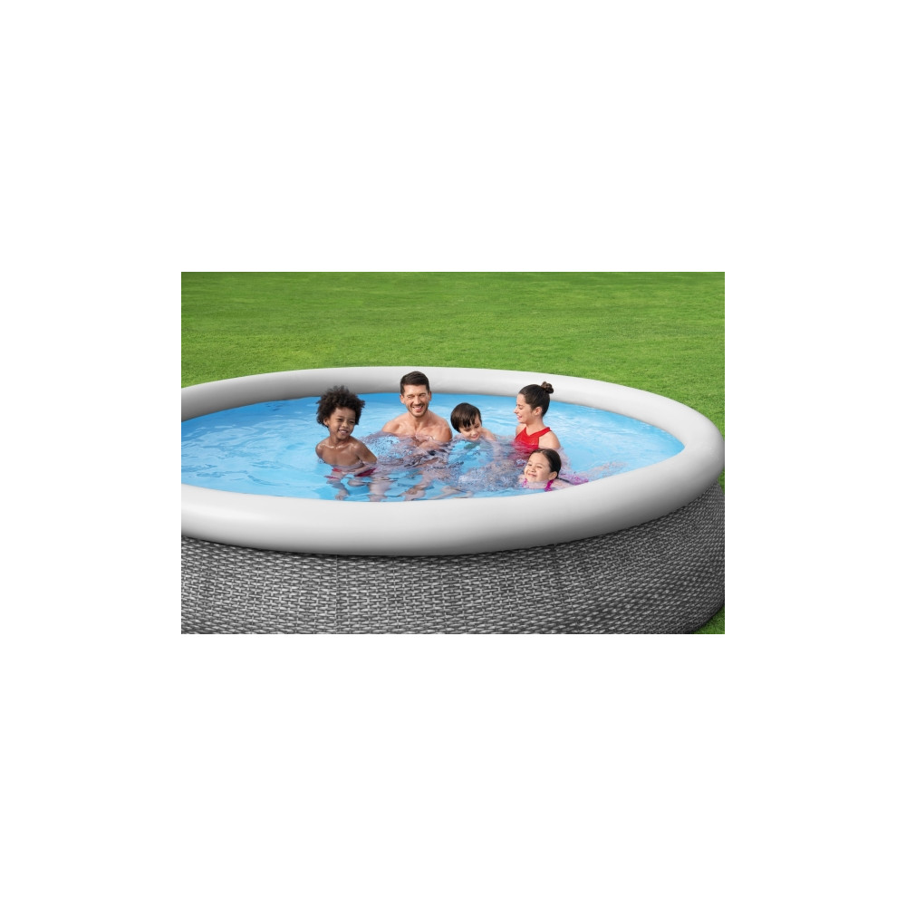 Produktbild för Bestway® Fast Set™ Round Inflatable Pool Set 3.66 m x 76 cm...