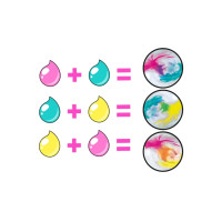 Produktbild för So Slime Batik Slime med Färgbyte inkl. Strykbräda & Strykjä...