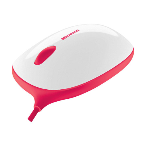Microsoft Microsoft Express Mouse - mus - USB - vit, röd