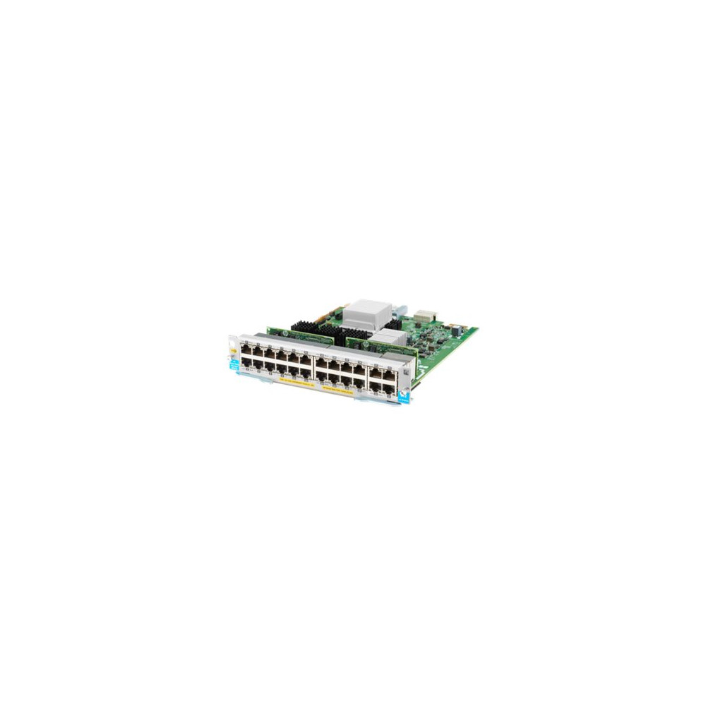 Produktbild för HPE - expansionsmodul - Gigabit Ethernet (PoE+) x 20 + 1/2.5/5/10GBase-T (PoE+) x 4