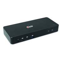 Produktbild för Club 3D CSV-1585 - dockningsstation - USB-C x 2 - DP, HDMI - 1GbE