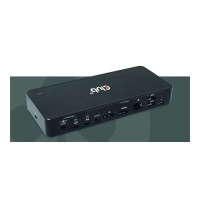 Produktbild för Club 3D CSV-1585 - dockningsstation - USB-C x 2 - DP, HDMI - 1GbE