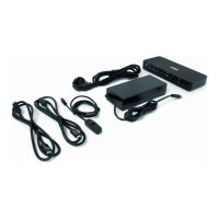 Produktbild för Club 3D CSV-1585 - dockningsstation - USB-C x 2 - DP, HDMI - 1GbE