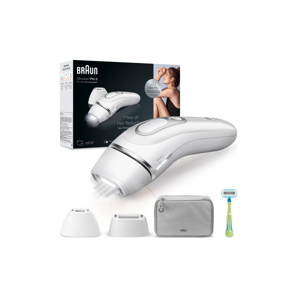 Produktbild för Braun Silk-expert Pro PL3122, Vit, Intensivt pulserat ljus (...