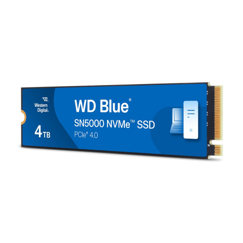 Western Digital WD Blue SN5000 WDS400T4B0E - SSD - 4 TB - PCIe 4.0 x4 (NVMe)