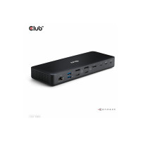 Produktbild för Club 3D 16-in-1 - dockningsstation - USB-C / USB4 / Thunderbolt 3 / Thunderbolt 4 - 2 x Thunderbolt 4, 3 x DP, 2 x HDMI - 2.5GbE