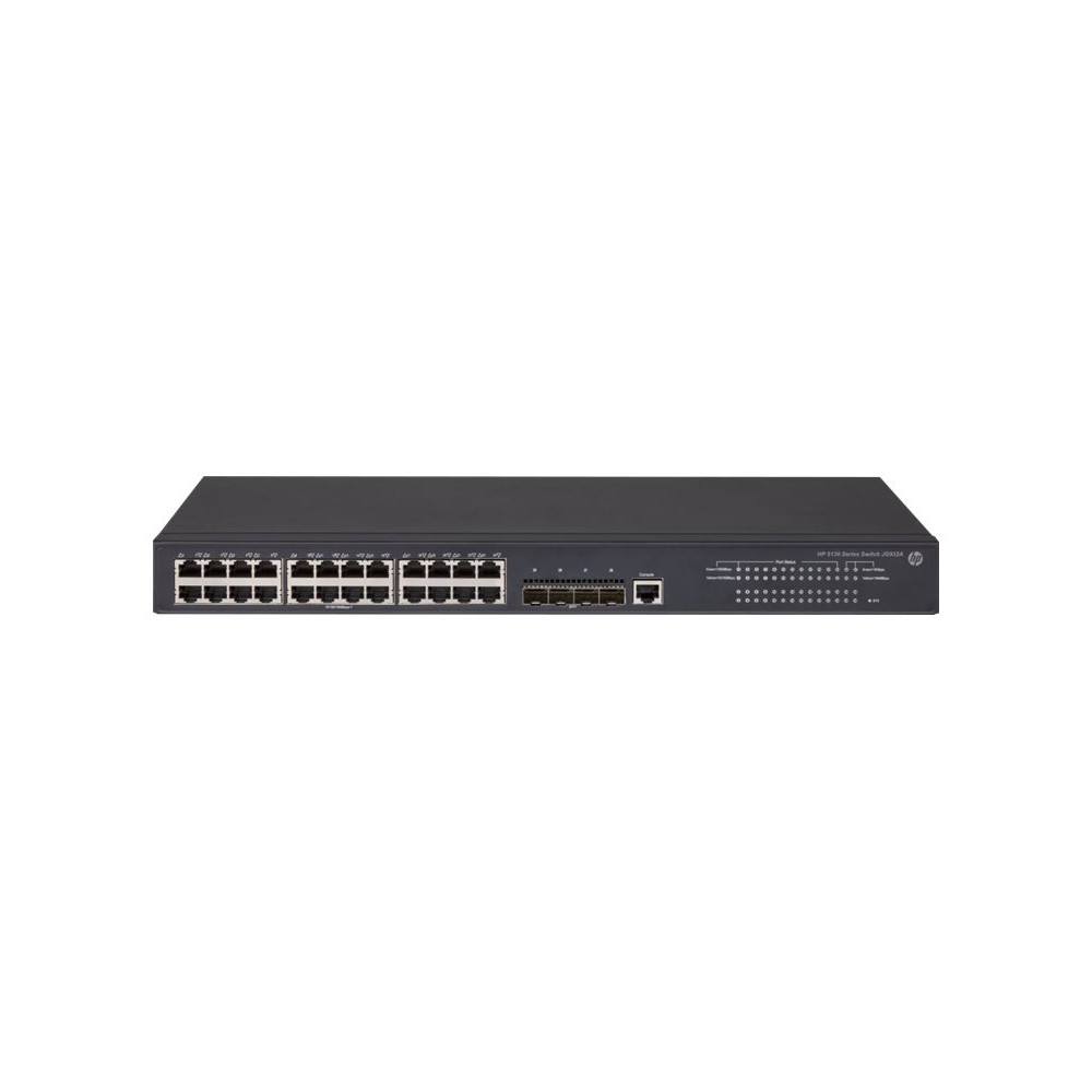 Produktbild för HPE 5130-24G-4SFP+ EI - switch - 24 portar - Administrerad - rackmonterbar