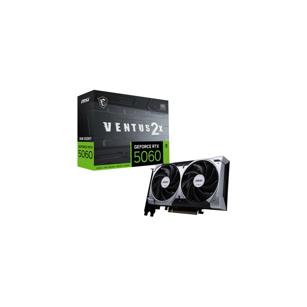 Produktbild för MSI GeForce RTX 5060 8G VENTUS 2X OC