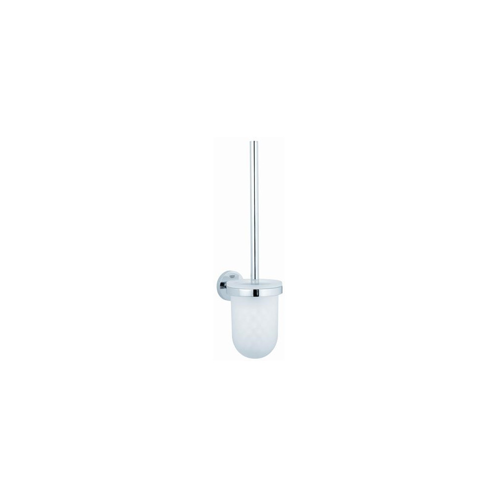 Produktbild för GROHE Essentials, Toalettborste och hållare, Krom, Glas, Met...