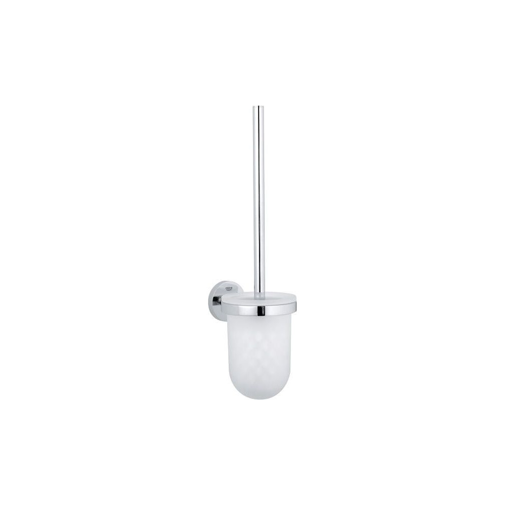 Produktbild för GROHE Essentials, Toalettborste och hållare, Krom, Glas, Met...
