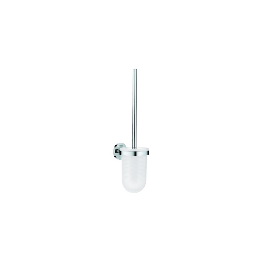 Produktbild för GROHE Essentials, Toalettborste och hållare, Krom, Glas, Met...