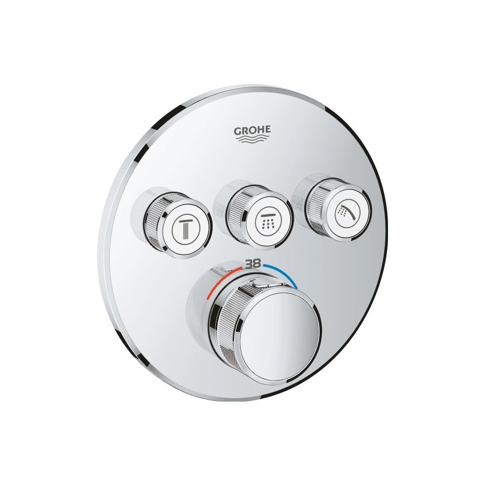 Produktbild för GROHE 29121000, Badkar och dusch, Roterande kranvred, Metall...