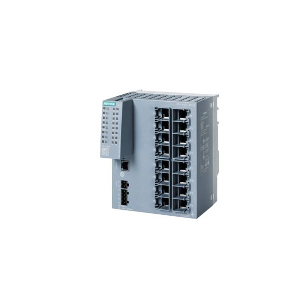 Produktbild för Siemens 6GK5216-0BA00-2AC2, hanterad, L2, Fast Ethernet (10/...