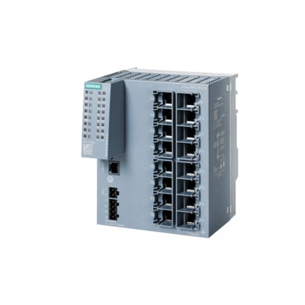 Produktbild för Siemens 6GK5216-0BA00-2AC2, hanterad, L2, Fast Ethernet (10/...