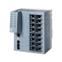 Produktbild för Siemens 6GK5216-0BA00-2AC2, hanterad, L2, Fast Ethernet (10/...
