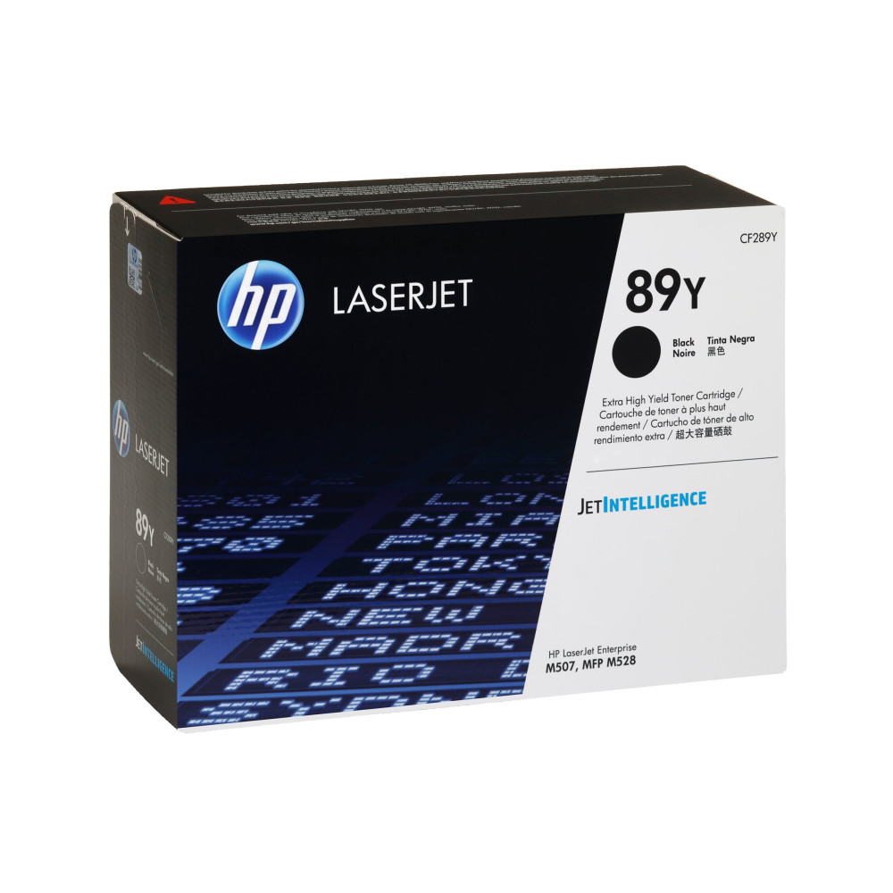 Produktbild för HP 89Y - hög kapacitet - svart - original - LaserJet - tonerkassett (CF289Y)