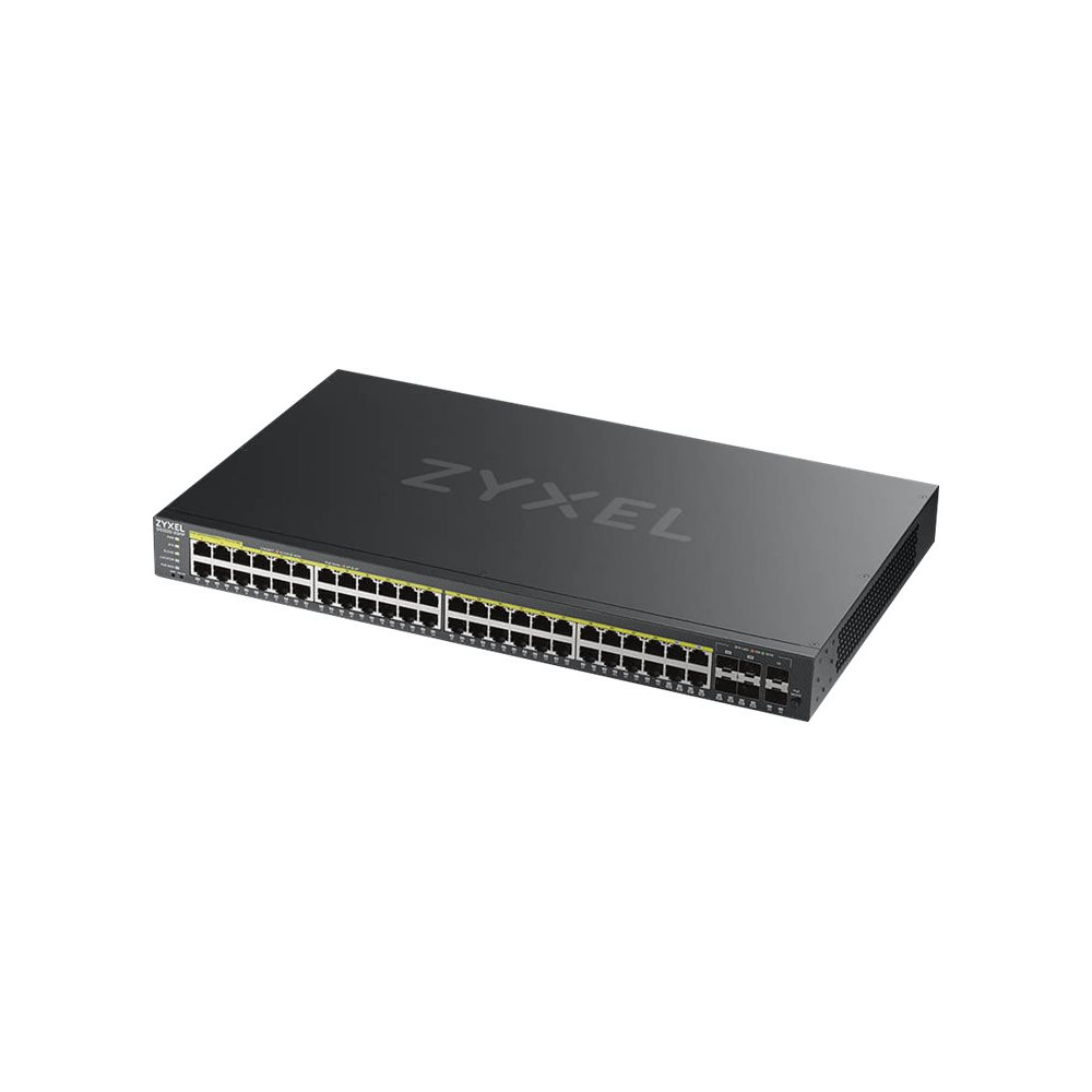 Produktbild för Zyxel GS2220-50HP - switch - 48 portar - Administrerad - rackmonterbar