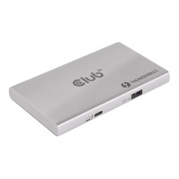 Produktbild för Club 3D Thunderbolt 4 Portable 5-in-1 Hub with Smart Power - dockningsstation - Thunderbolt 4