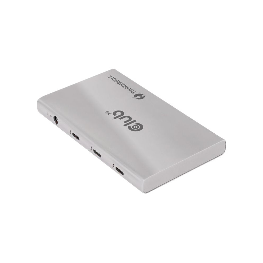 Produktbild för Club 3D Thunderbolt 4 Portable 5-in-1 Hub with Smart Power - dockningsstation - Thunderbolt 4